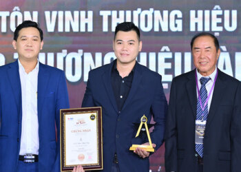 CEO LG Clinic Trần Minh Duy rạng rỡ cùng danh hiệu Top 10 thương hiệu vàng làm đẹp The Face Beauty 2023
