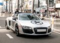 Ông Đặng Lê Nguyên Vũ cầm lái Audi R8 V10 Spyder độc nhất Việt Nam xuống phố