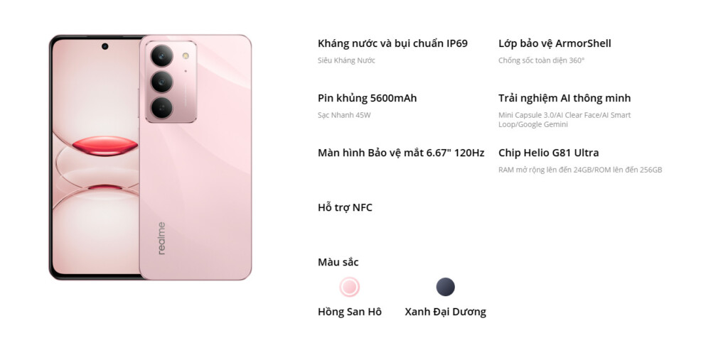 realme c75x dien thoai sieu ben sieu khang nuoc hieu nang an tuong