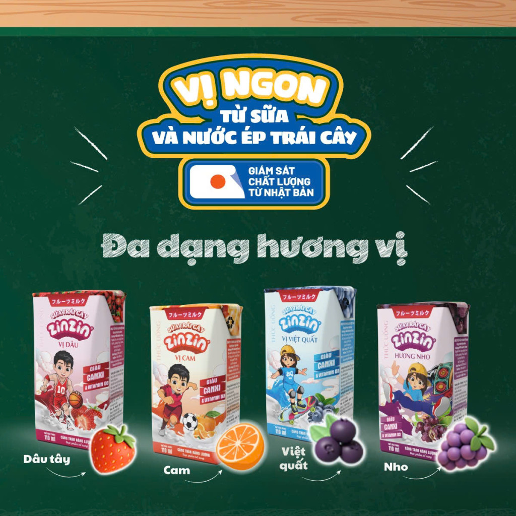 Thức uống sữa trái cây ZinZin – ngon mát, dinh dưỡng, cả nhà đều thích 2 thuc uong sua trai cay zinzin ngon mat dinh duong ca nha deu thich